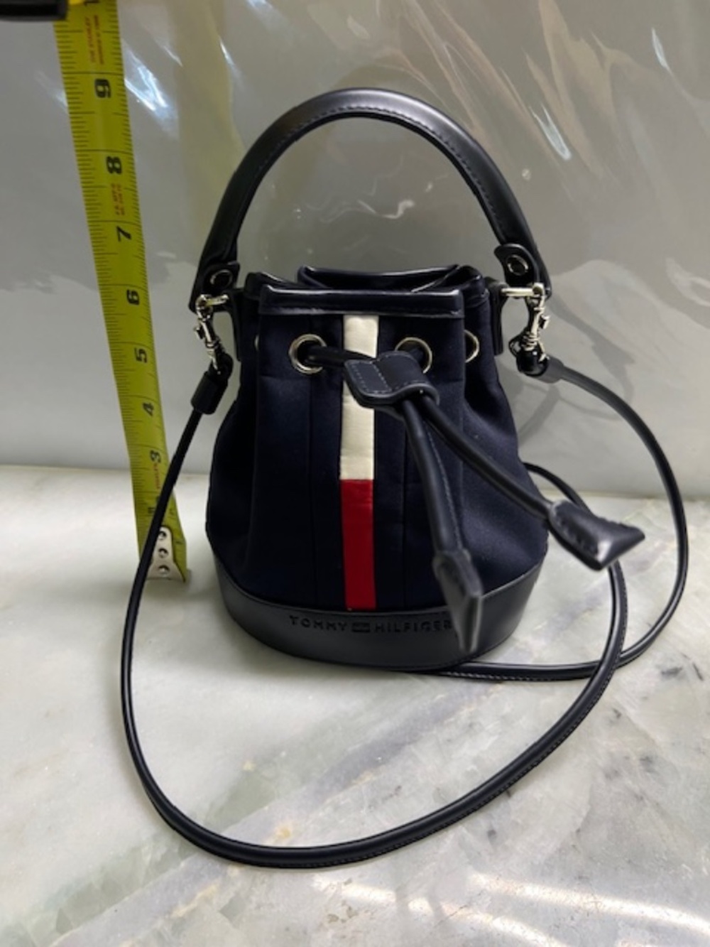 Vintage Tommy Hilfiger Drawstring Mini Bucket Bag - Picture 5 of 8